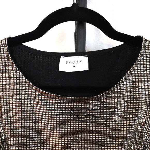 Everly | Glamorous Metallic Mini Dress - Picture 6 of 7